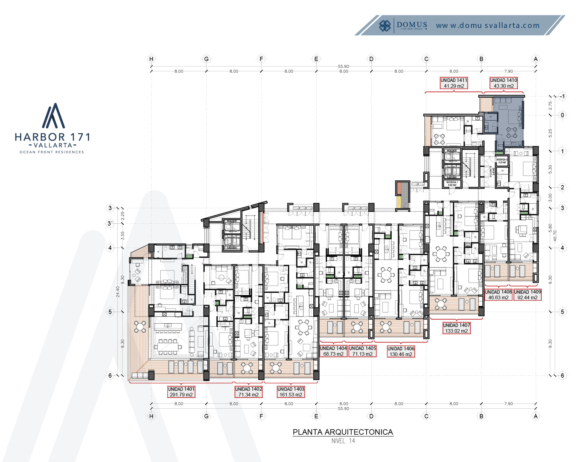 Unit 1410 Floor - Harbor 171