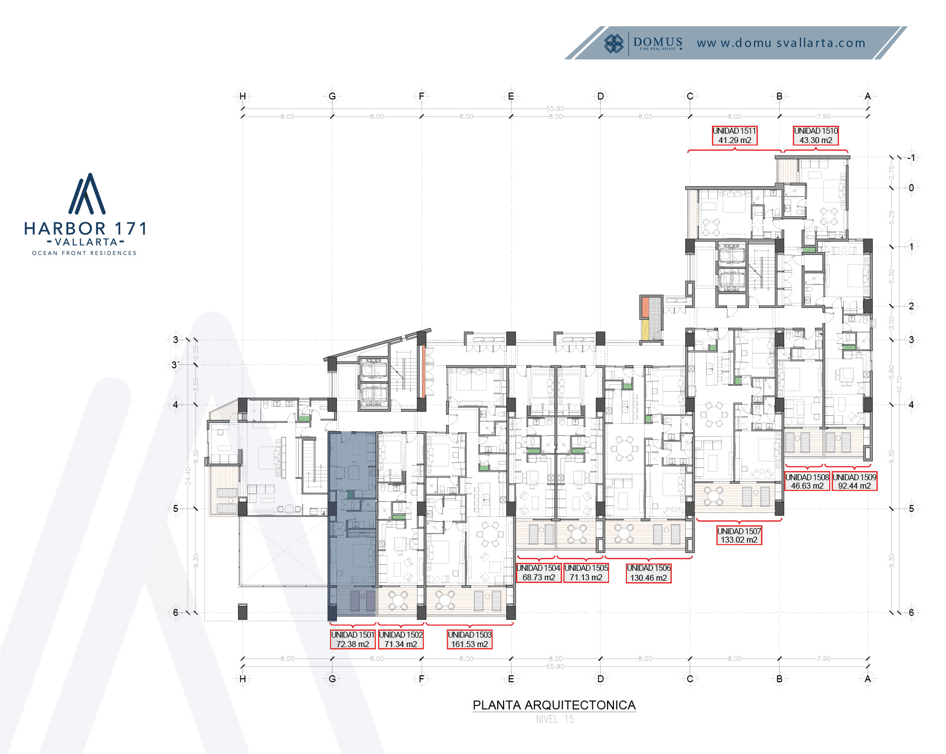 Unit 1501 Floor - Harbor 171