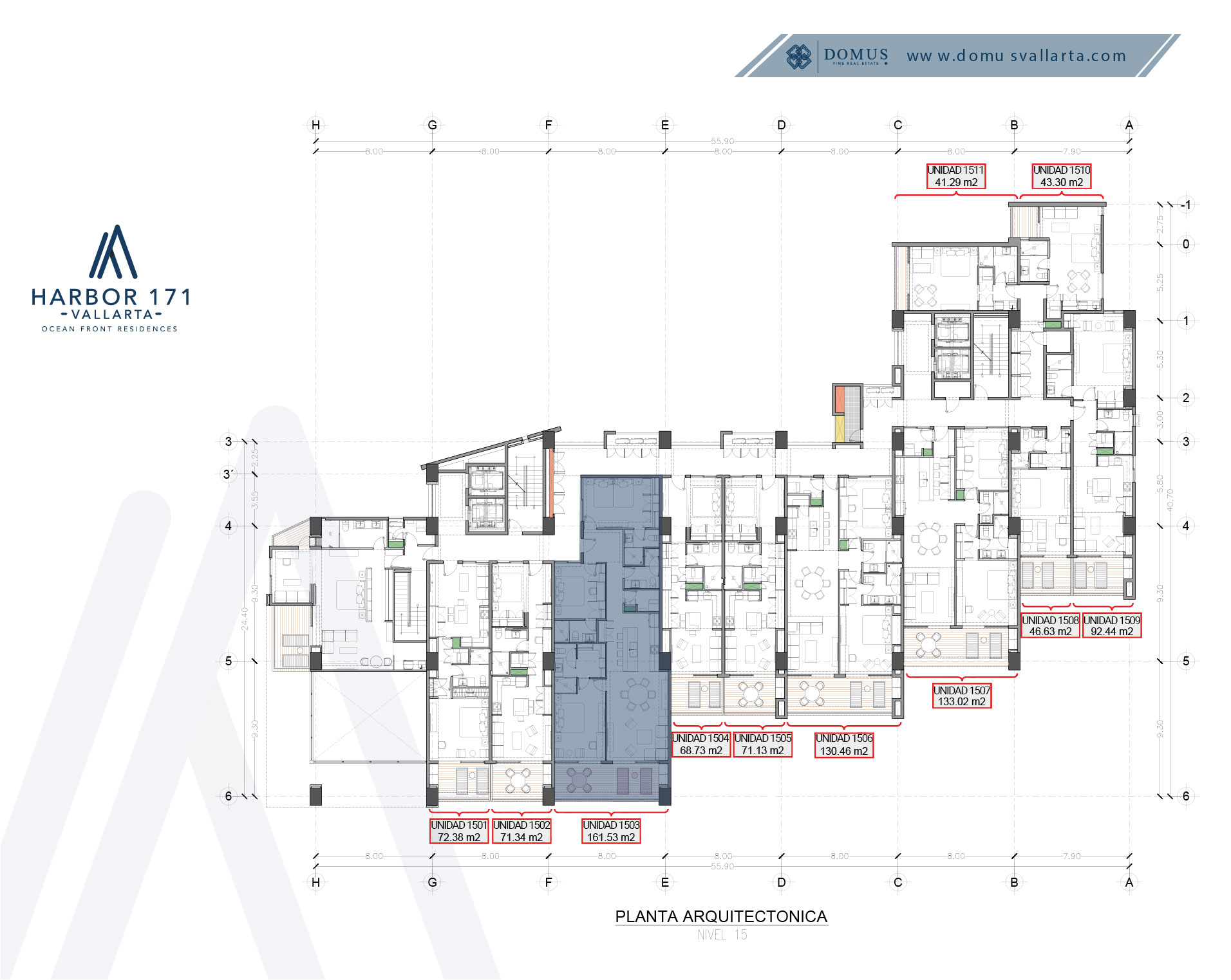 Unit 1503 Floor - Harbor 171