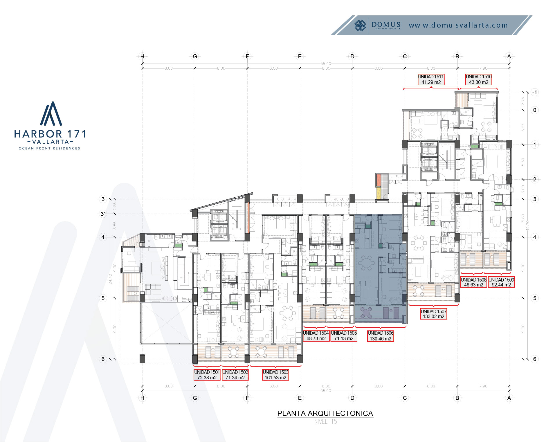 Unit 1506 Floor - Harbor 171
