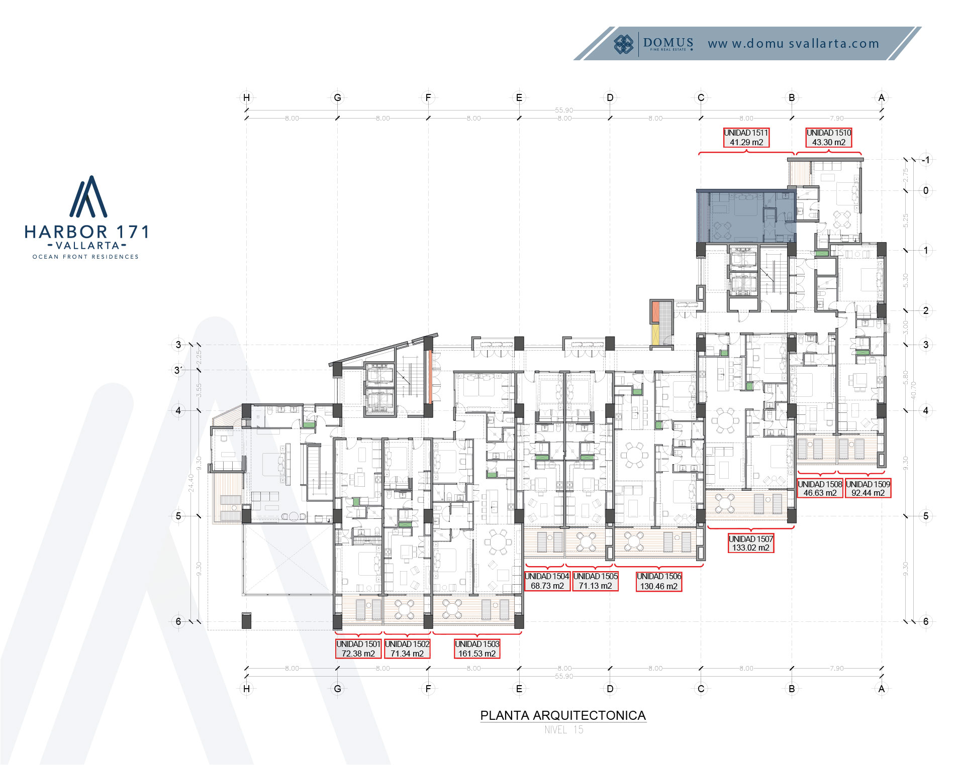 Unit 1511 Floor - Harbor 171