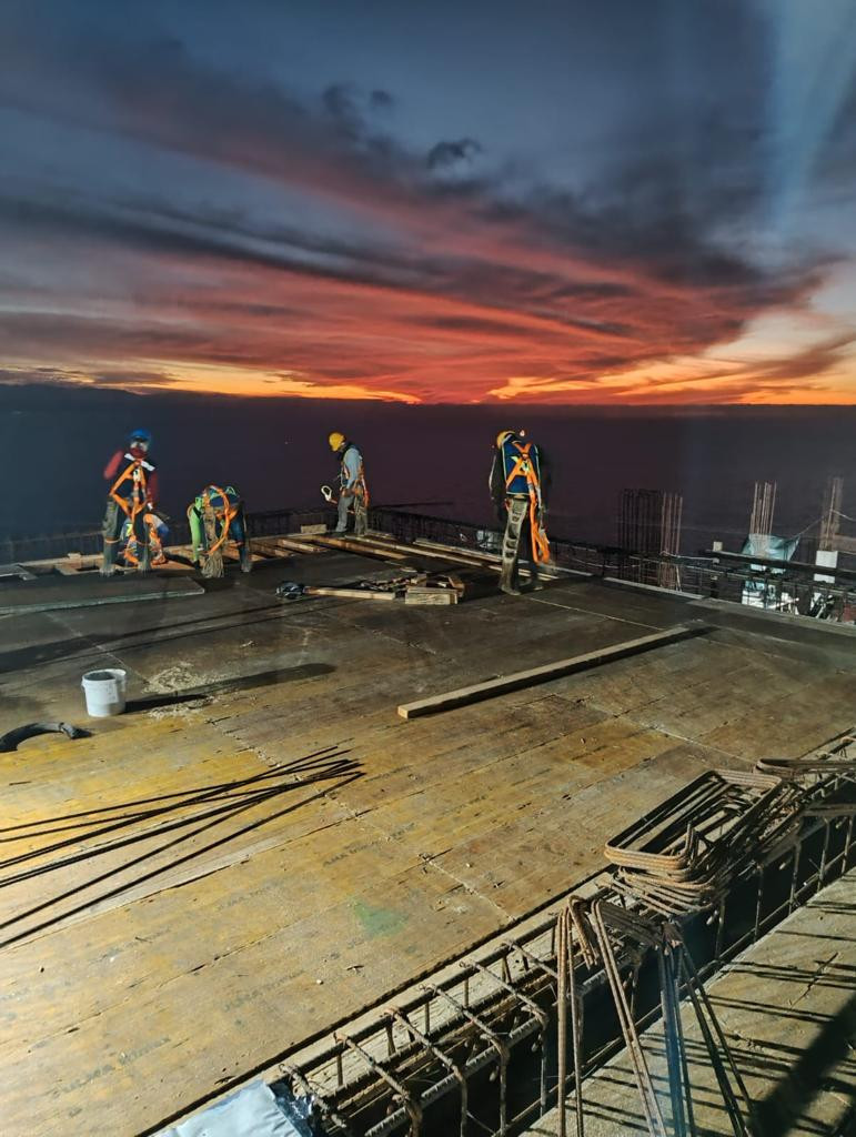 Harbor 171 January 2024 Construction progress